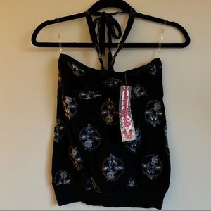 FINAL PRICE Lamb wallpaper halter tube top